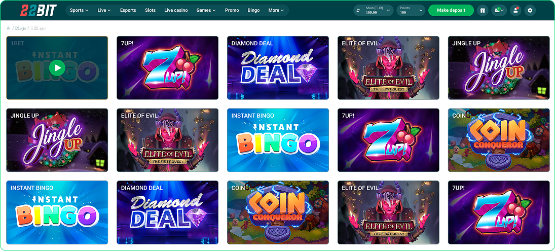 22Bit Beliebte Spiele